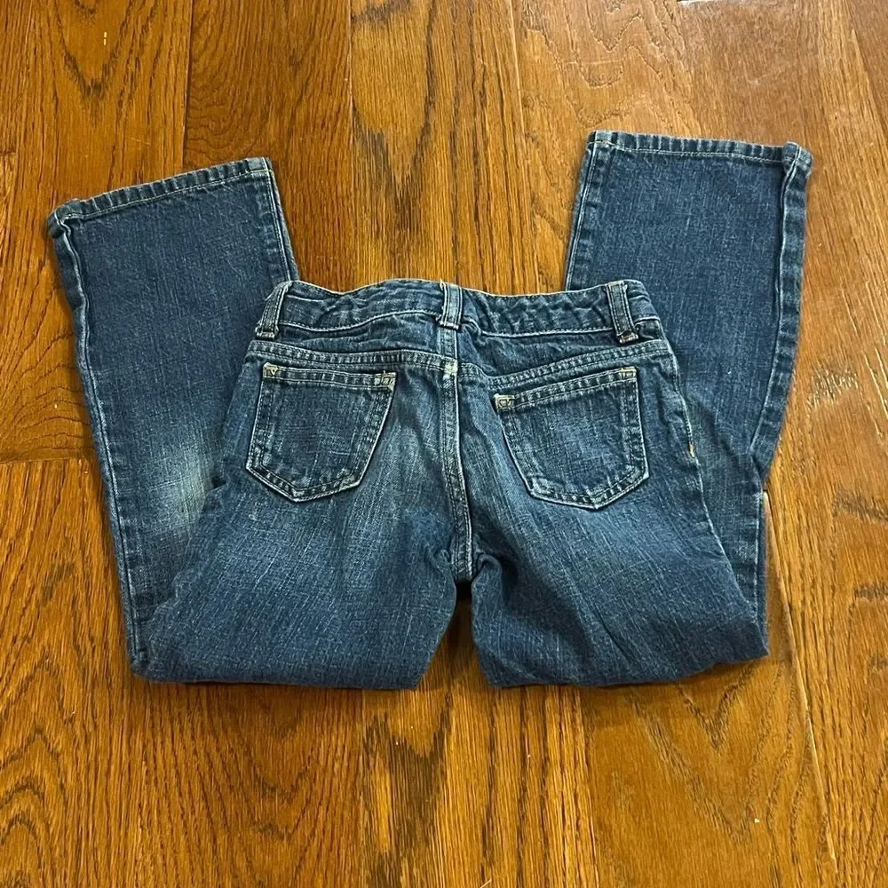 Gymboree size 7 bootcut jeans with rhinestone button